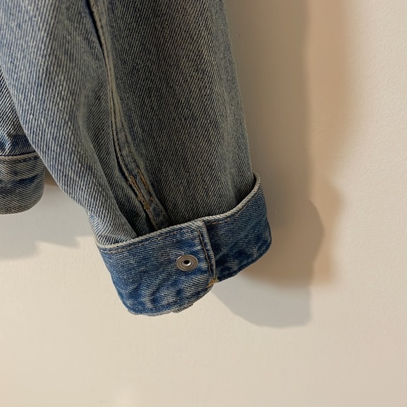 Gap Girls kids size large denim jacket stone washed - Picture 5 of 11